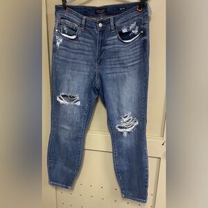 Judy Blues Slimfit Distressed Jeans size 14W